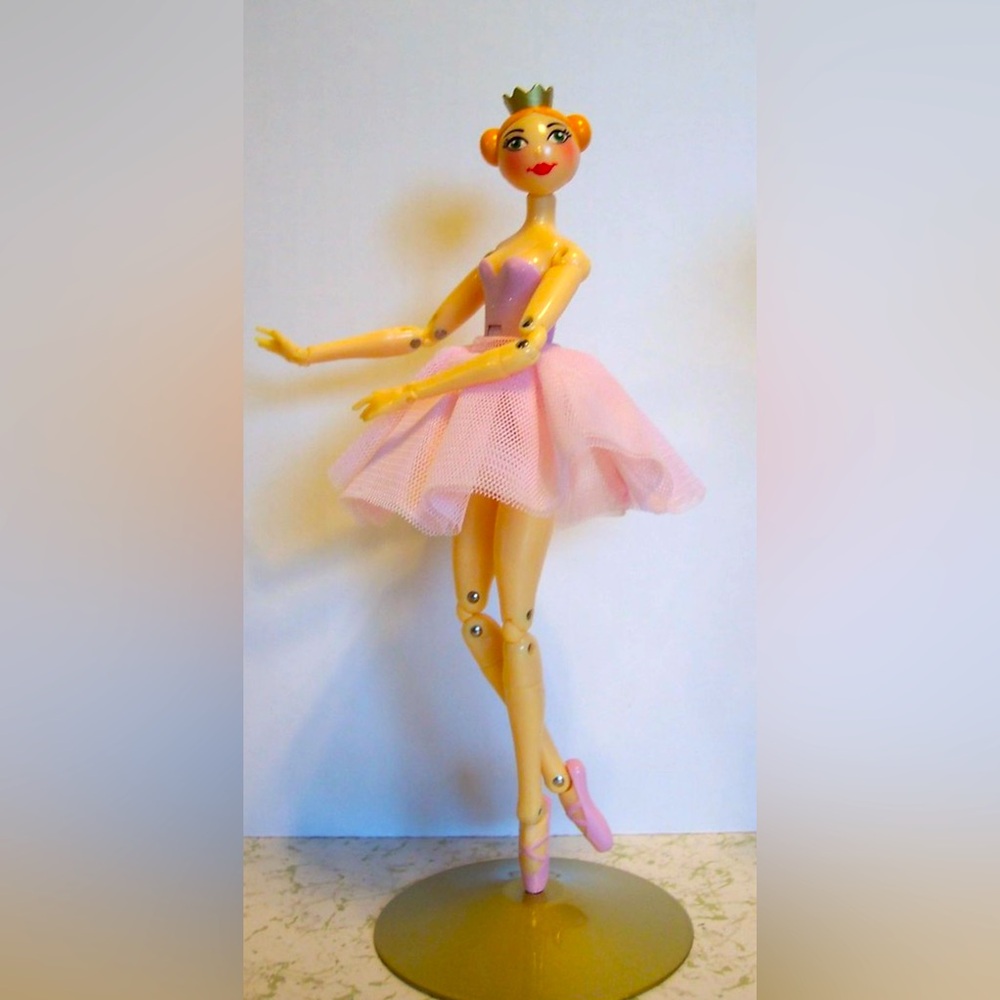 PYLONES designer Crea Crea Beautiful Poseable Jointed Ballerina Doll Toy Clara
